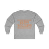 Tennessee Happy Volidays Christmas 100% Cotton Long Sleeve Tee