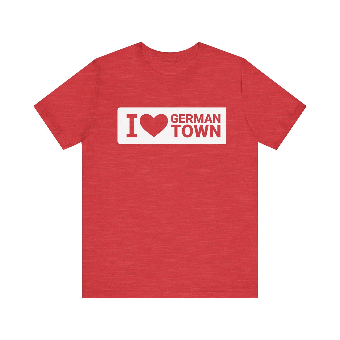 I Love Germantown Unisex Jersey Short Sleeve Tee