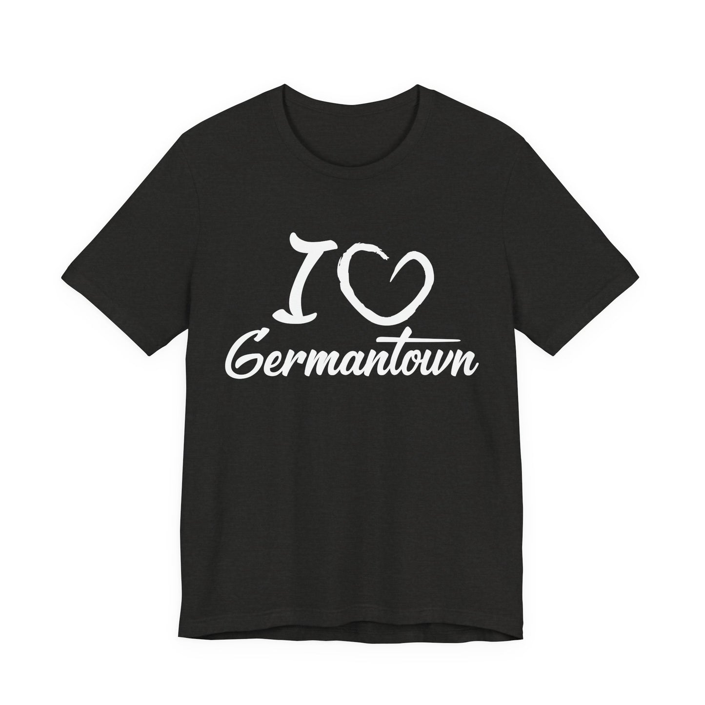 I Love Germantown Unisex Jersey Short Sleeve Tee
