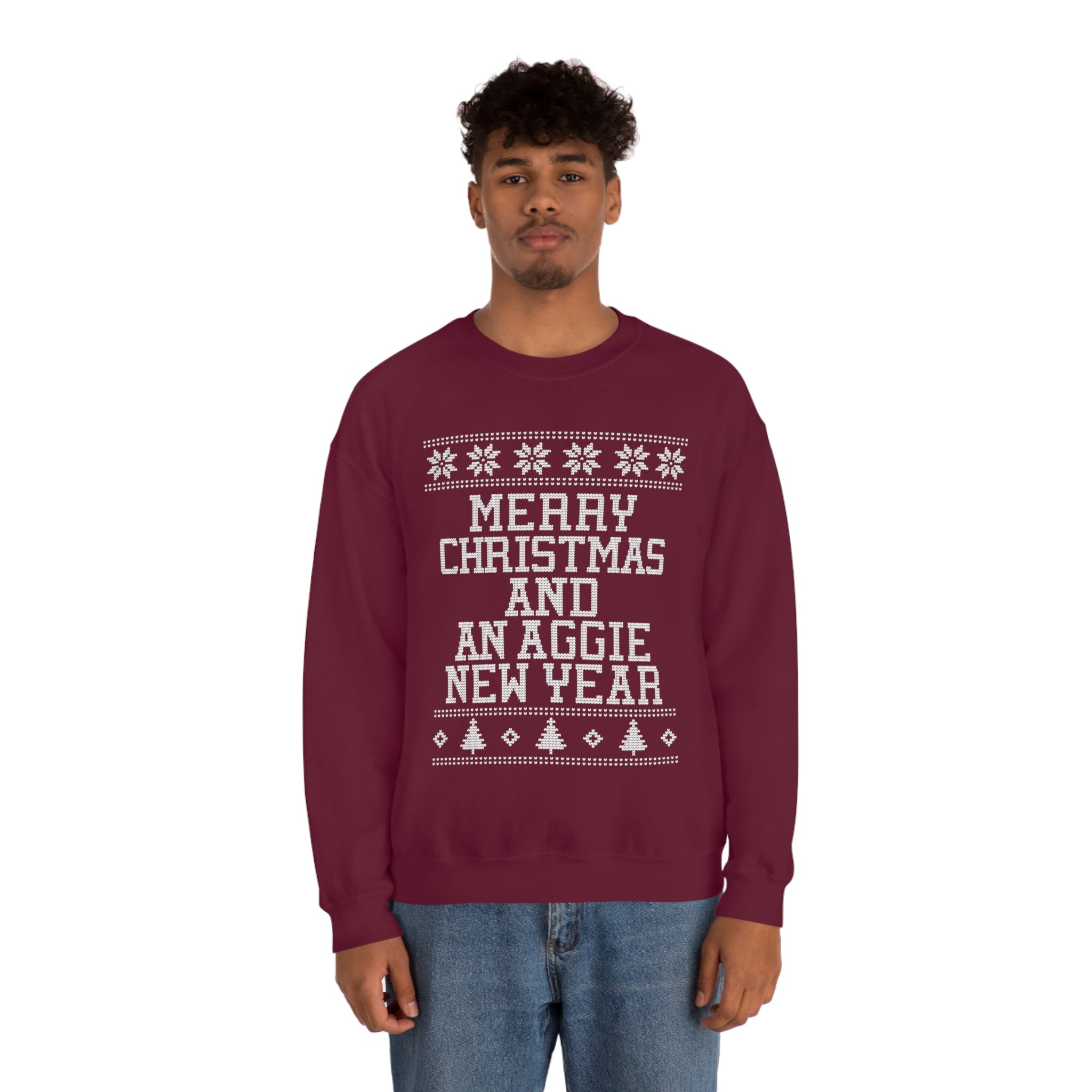 Merry Christmas And An Aggie New Year Sweatshirt