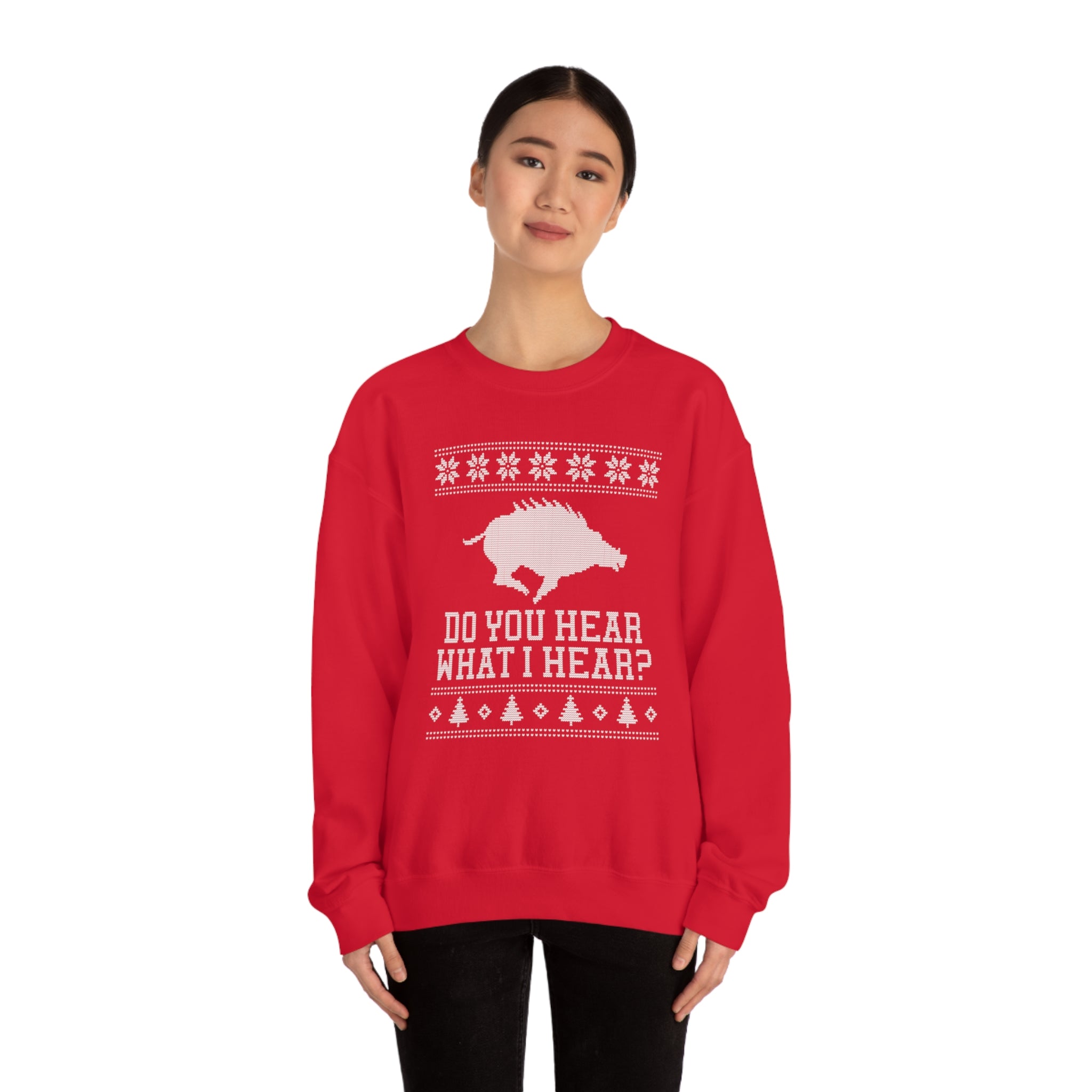 Do You Hear What I Hear Razorback Sweatshirt