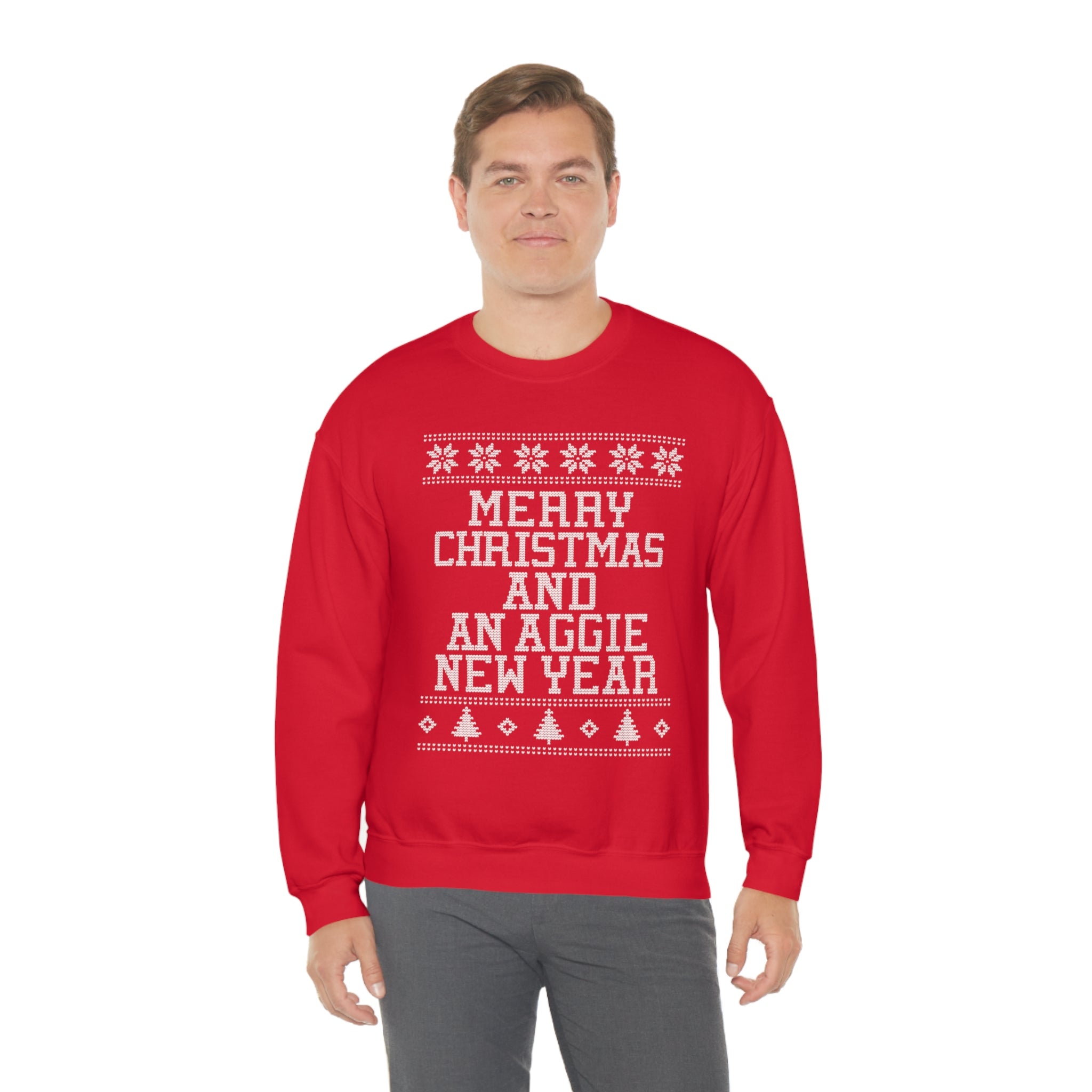 Merry Christmas And An Aggie New Year Sweatshirt