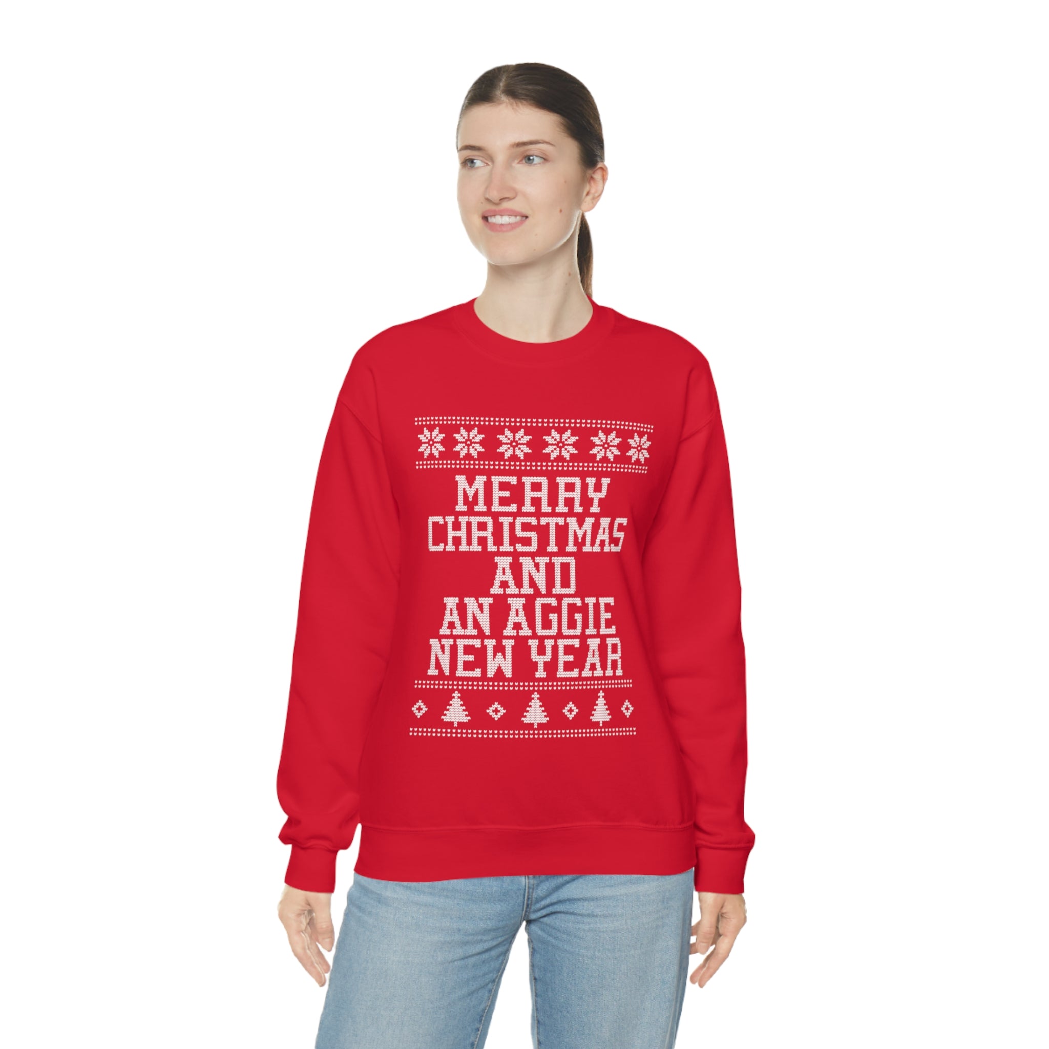 Merry Christmas And An Aggie New Year Sweatshirt