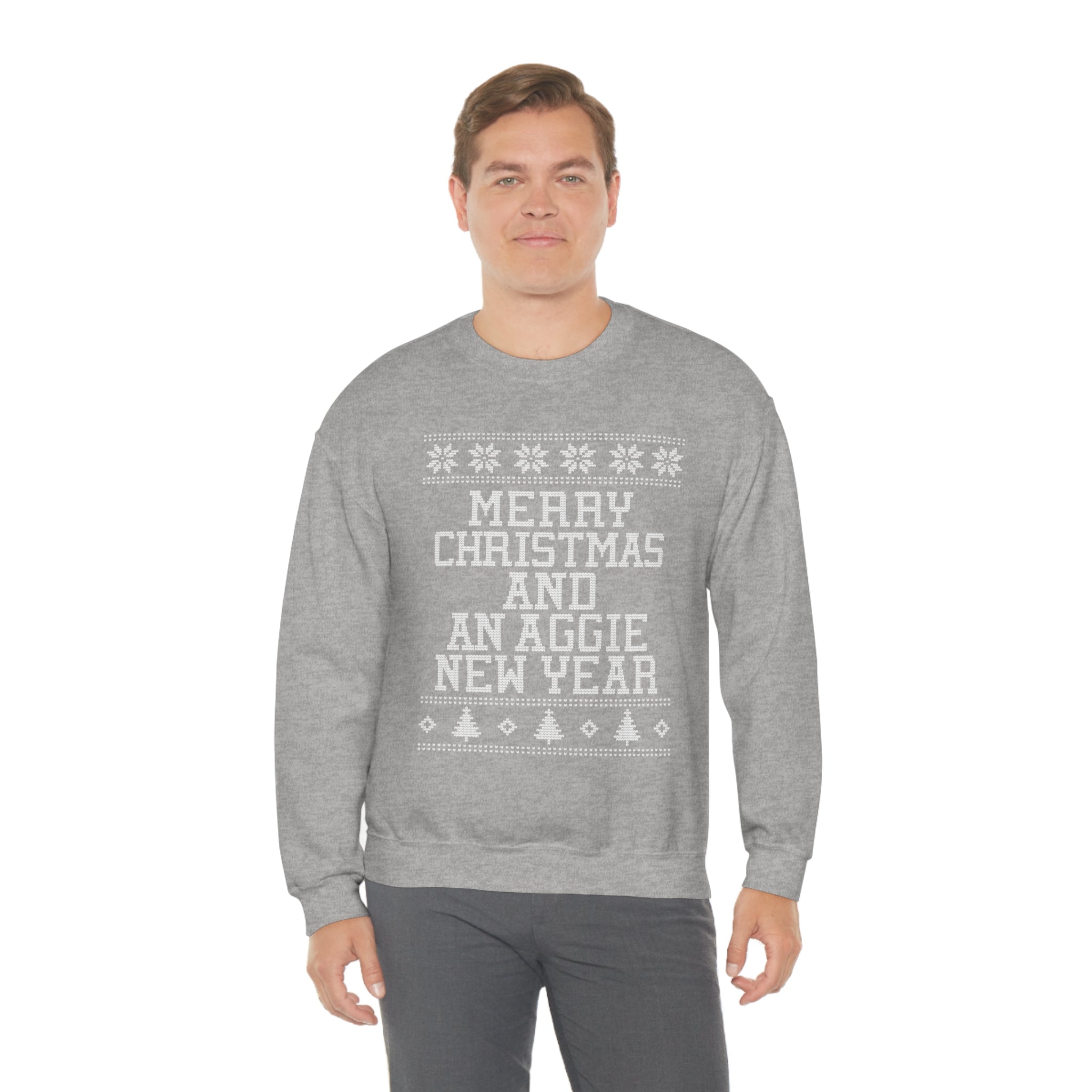 Merry Christmas And An Aggie New Year Sweatshirt