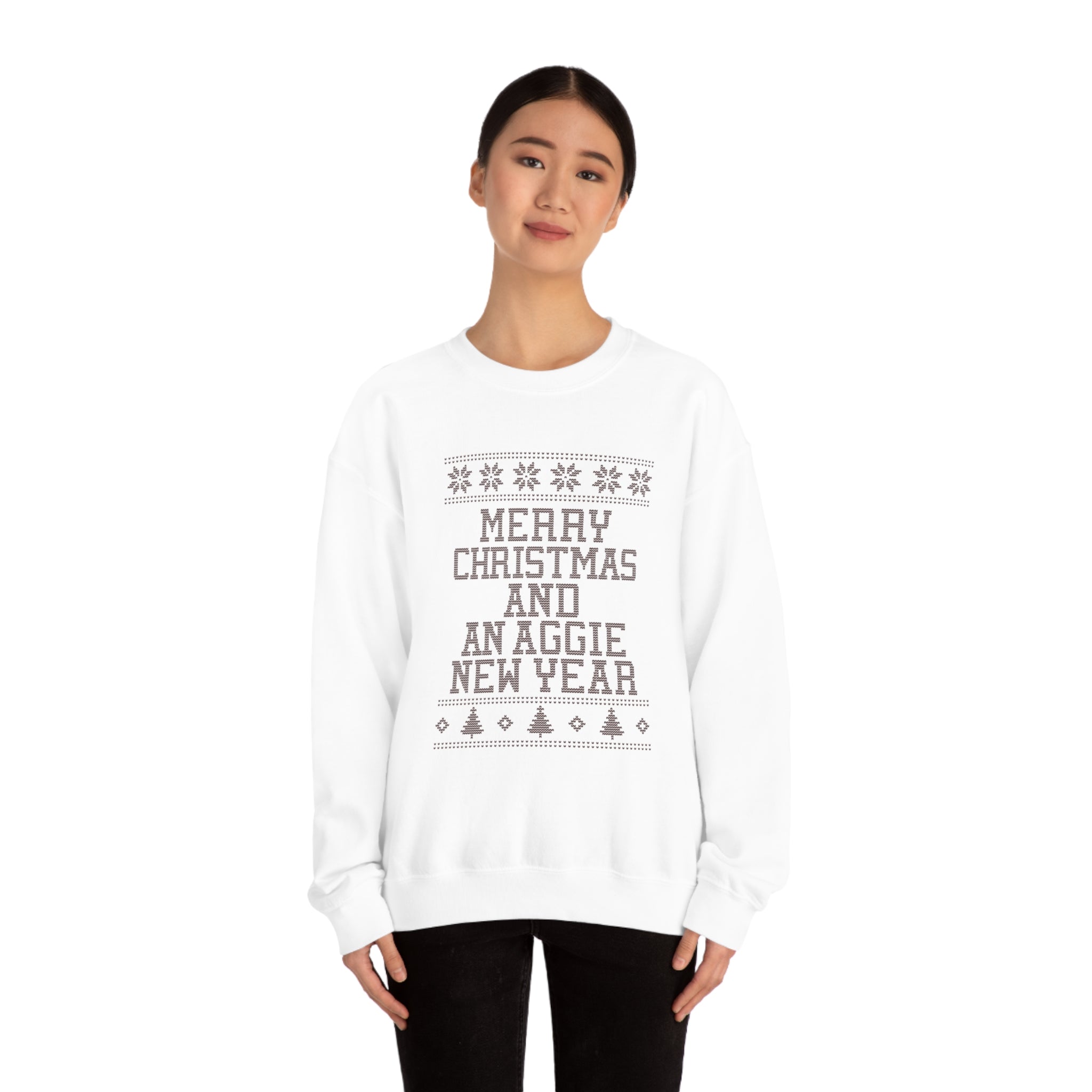 Merry Christmas And An Aggie New Year Sweatshirt