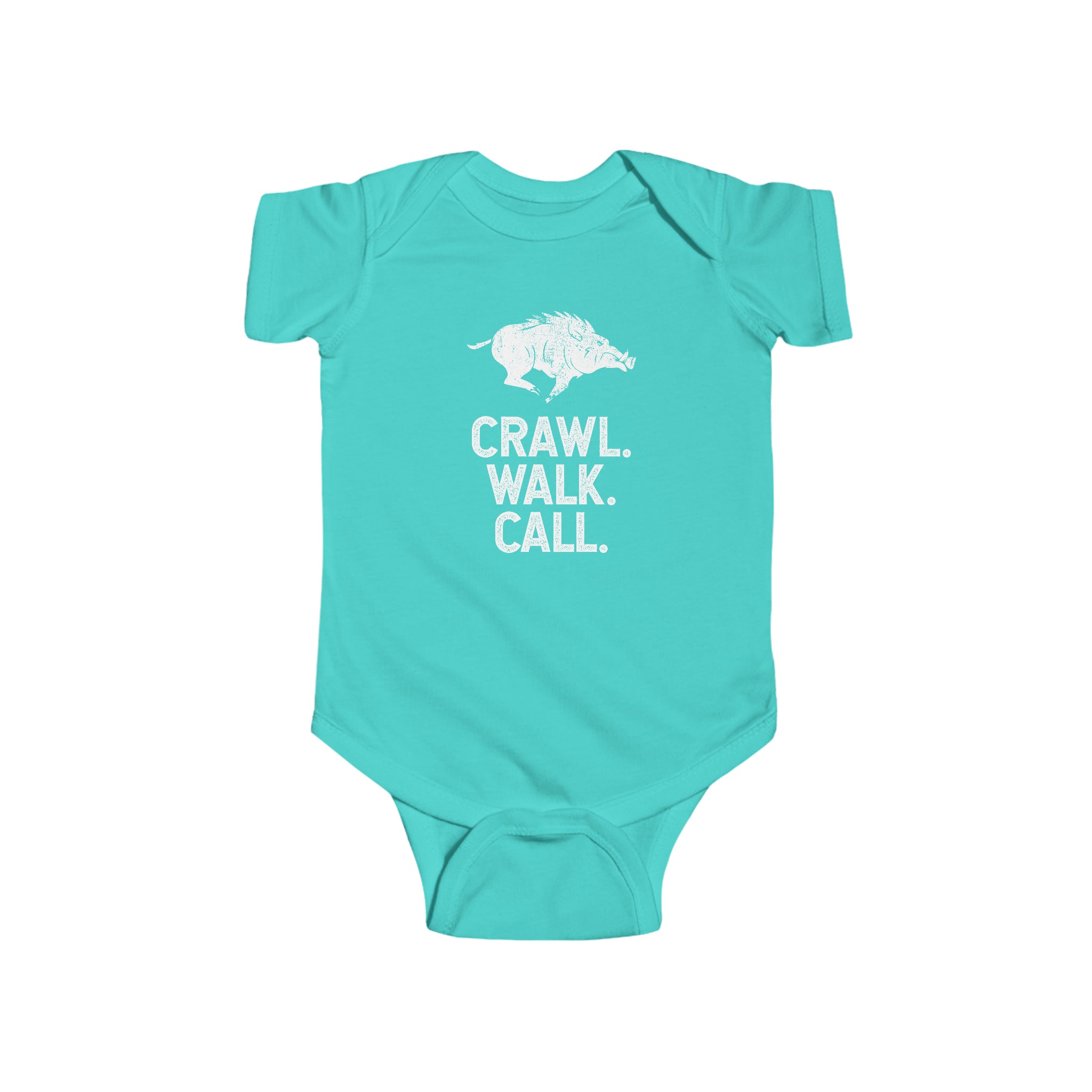 Arkansas Razorback Crawl Walk Call Onesie