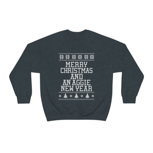 Texas A&M Merry Christmas And An Aggie New Year Sweatshirt