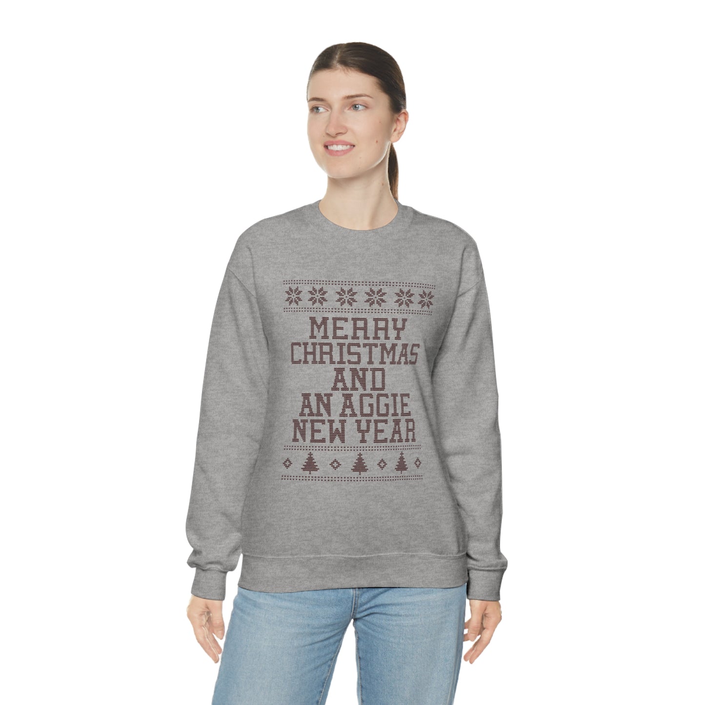 Merry Christmas And An Aggie New Year Sweatshirt