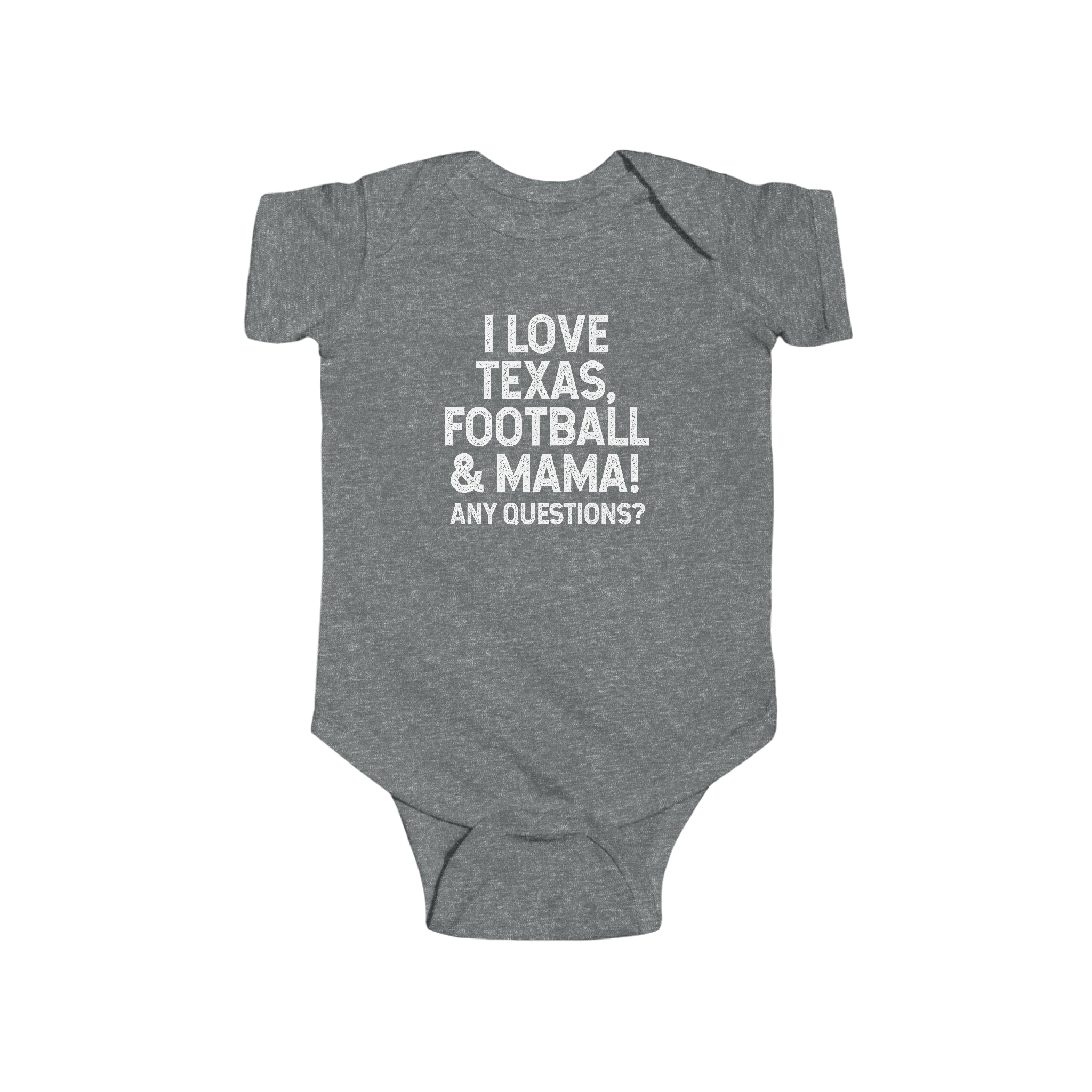 I Love Texas, Football & Mama Onesie