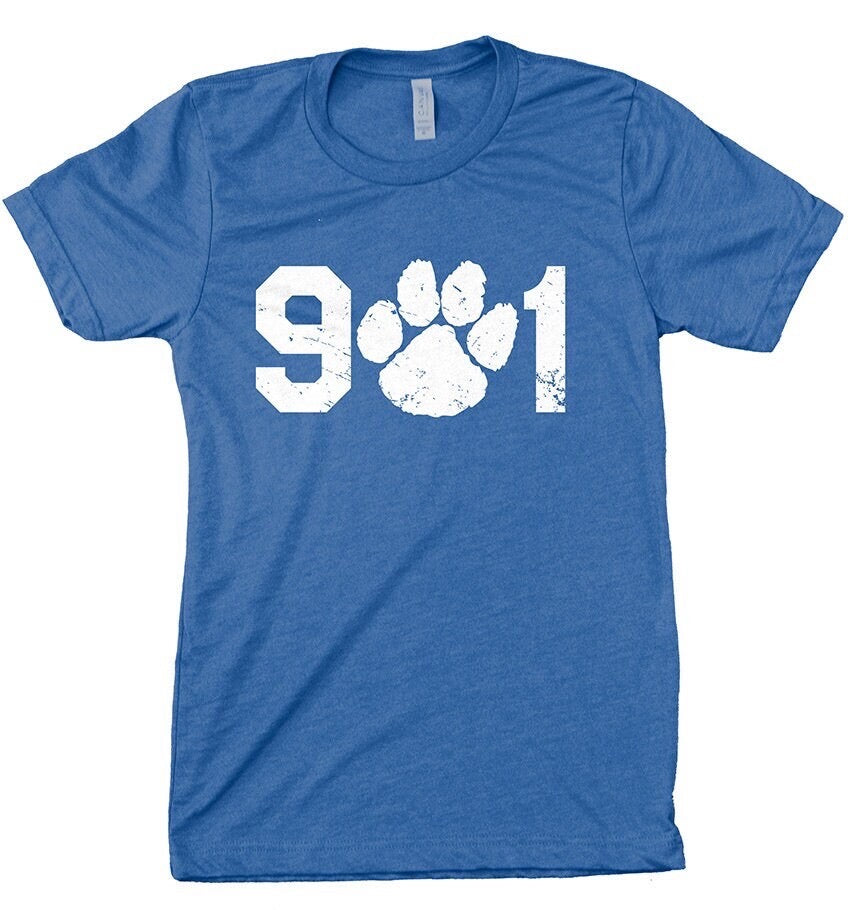 901 Memphis Tiger Paw Tee