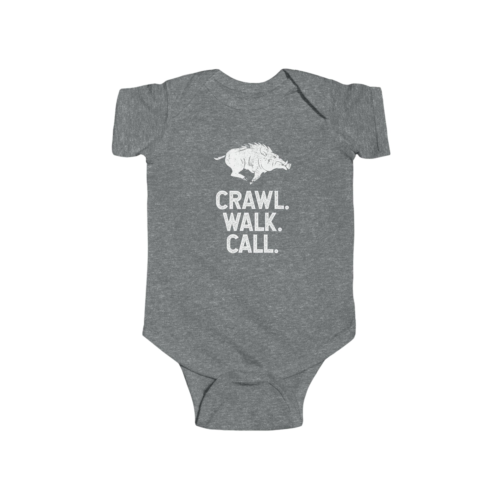 Arkansas Razorback Crawl Walk Call Onesie