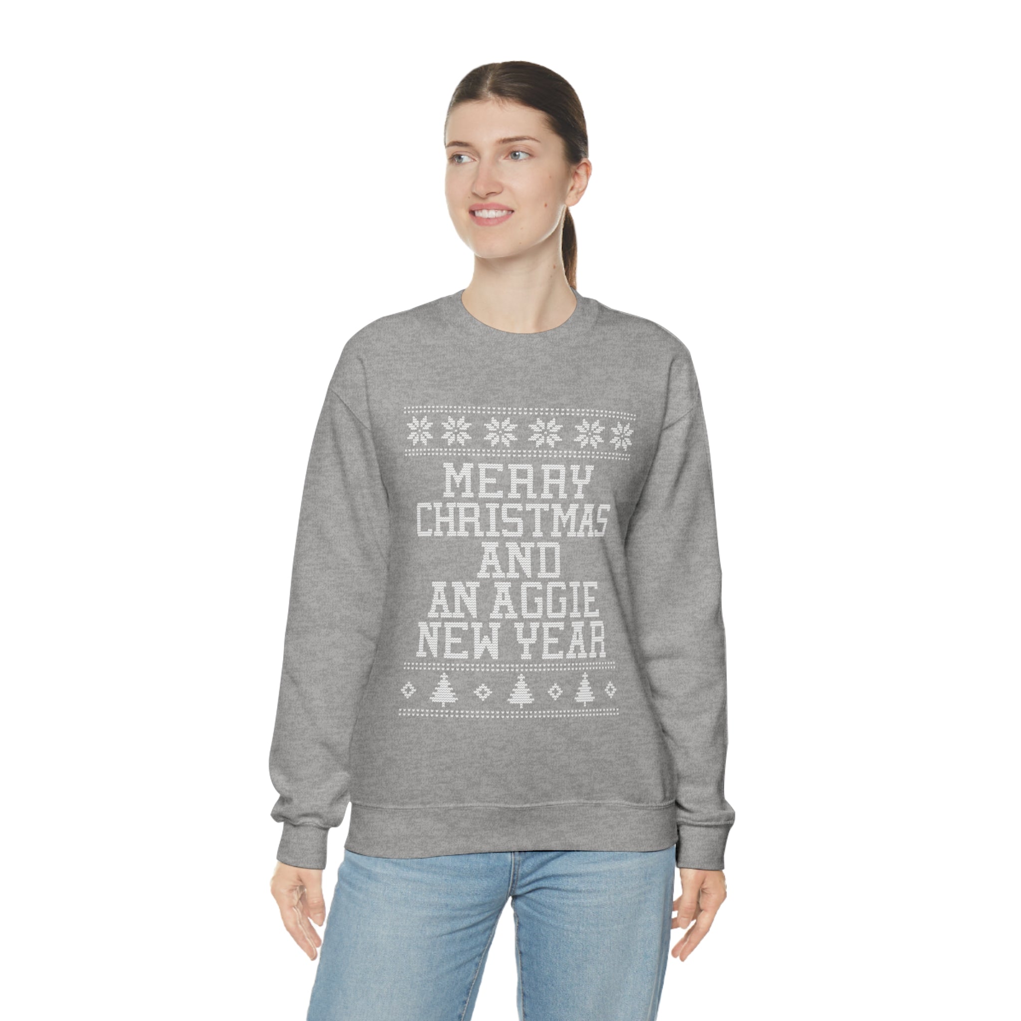 Merry Christmas And An Aggie New Year Sweatshirt