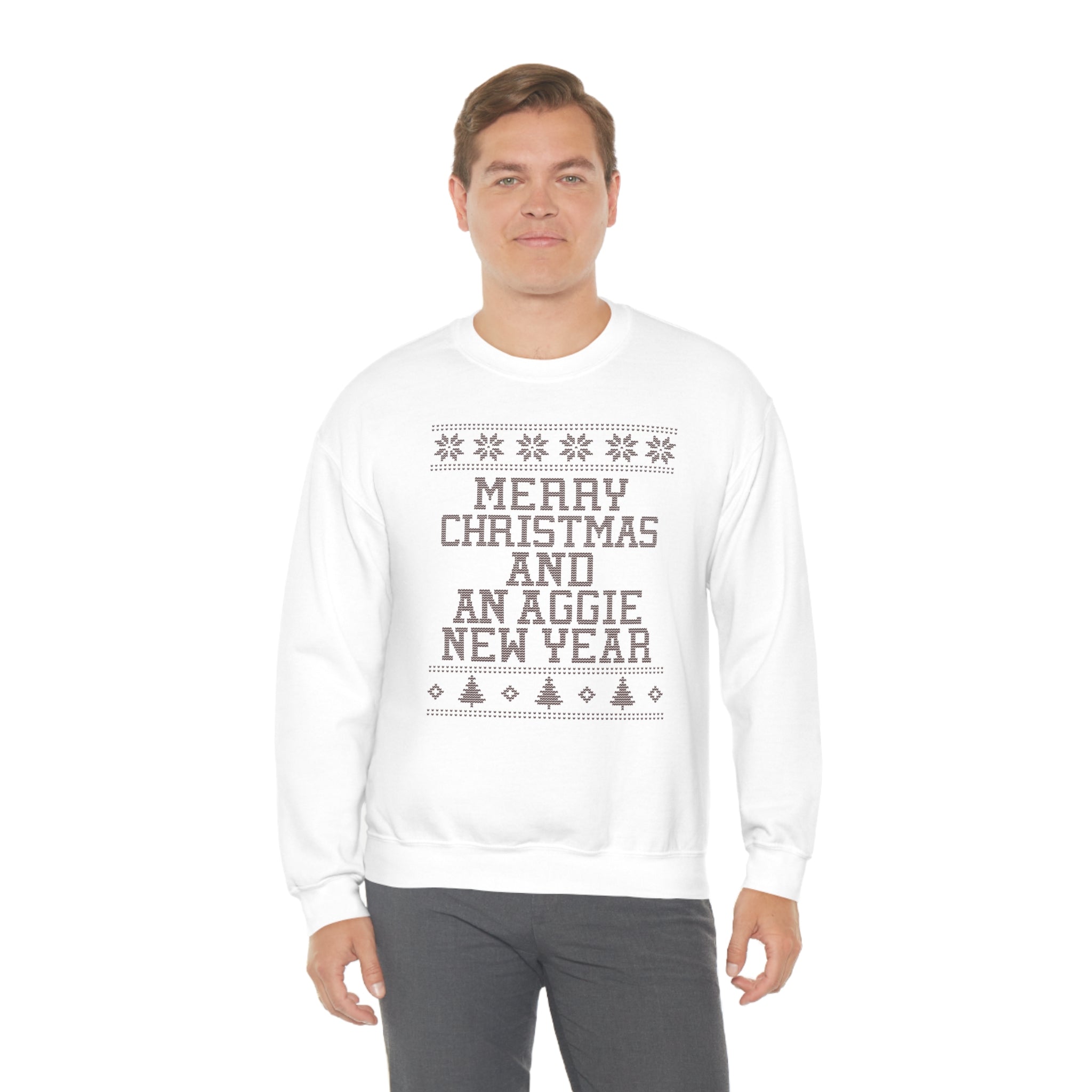 Merry Christmas And An Aggie New Year Sweatshirt