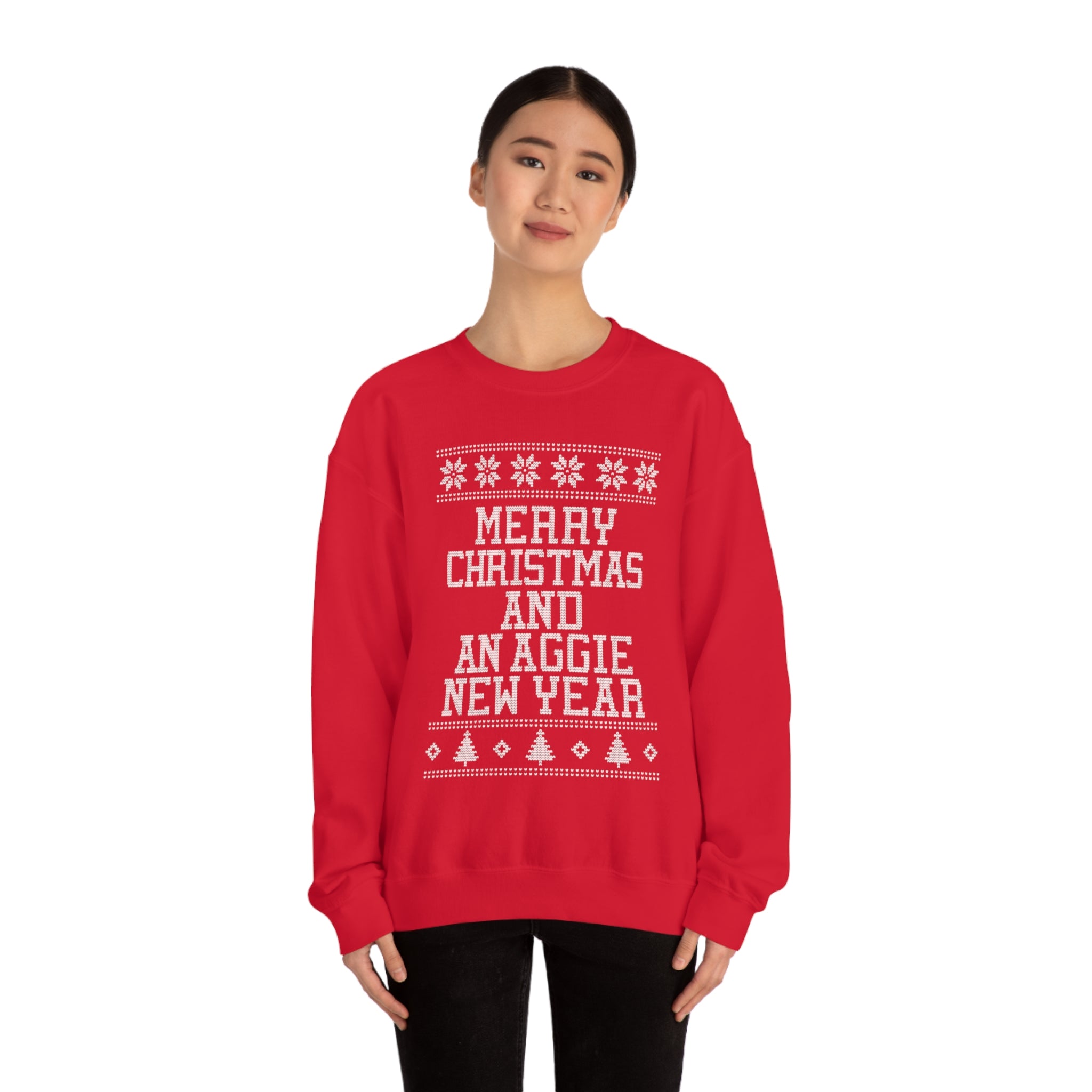 Merry Christmas And An Aggie New Year Sweatshirt