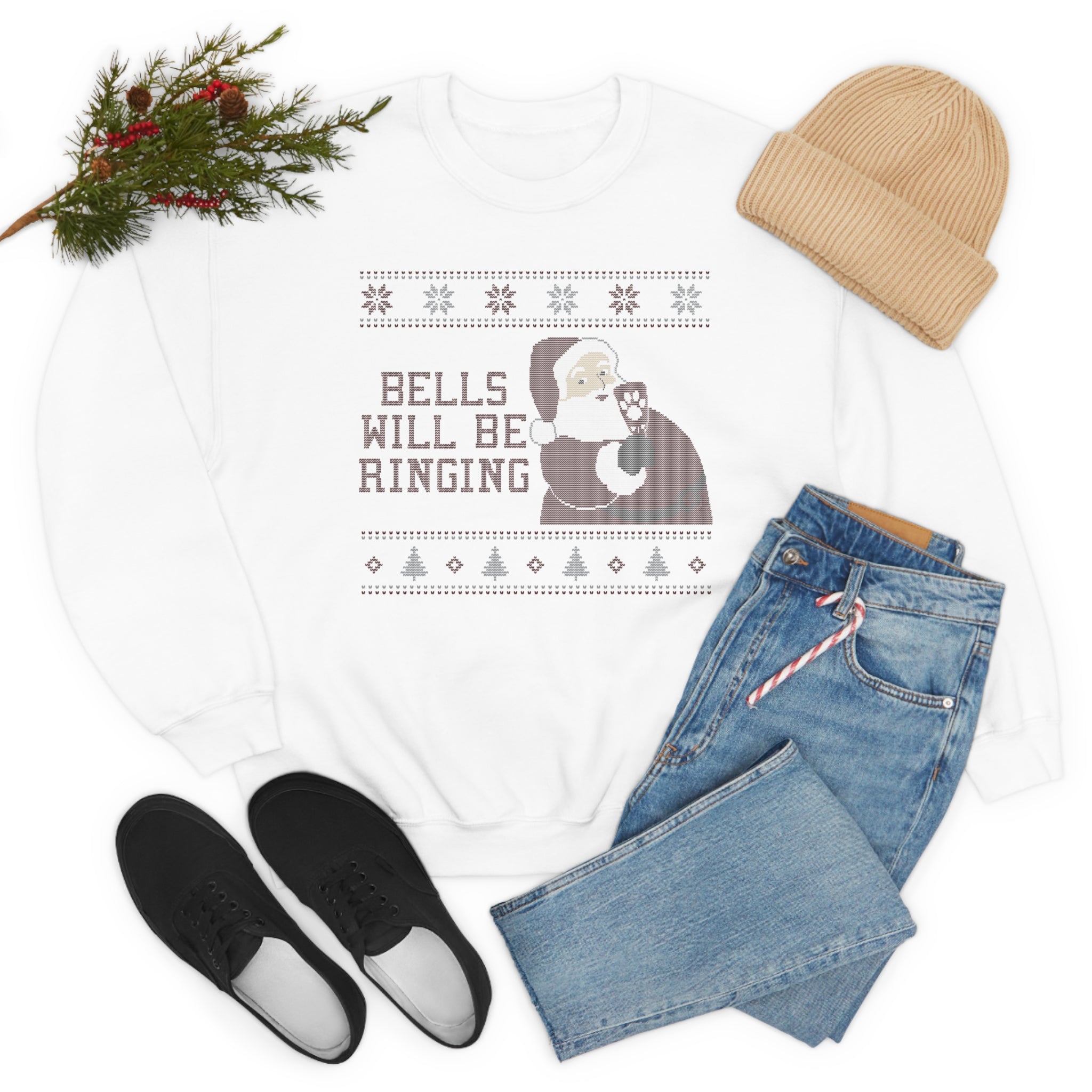 Bells Will Be Ringing Christmas Sweatshirt