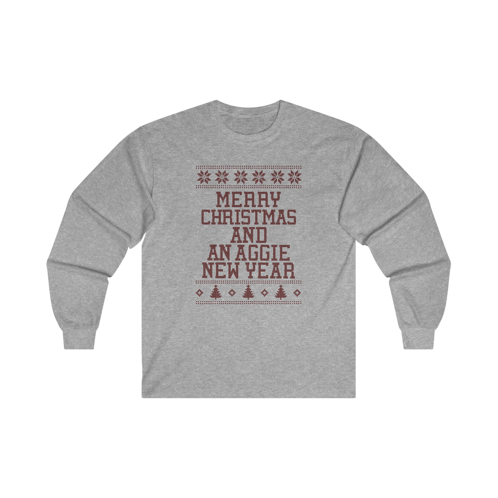 Merry Christmas Aggie New Year Long Sleeve Tee