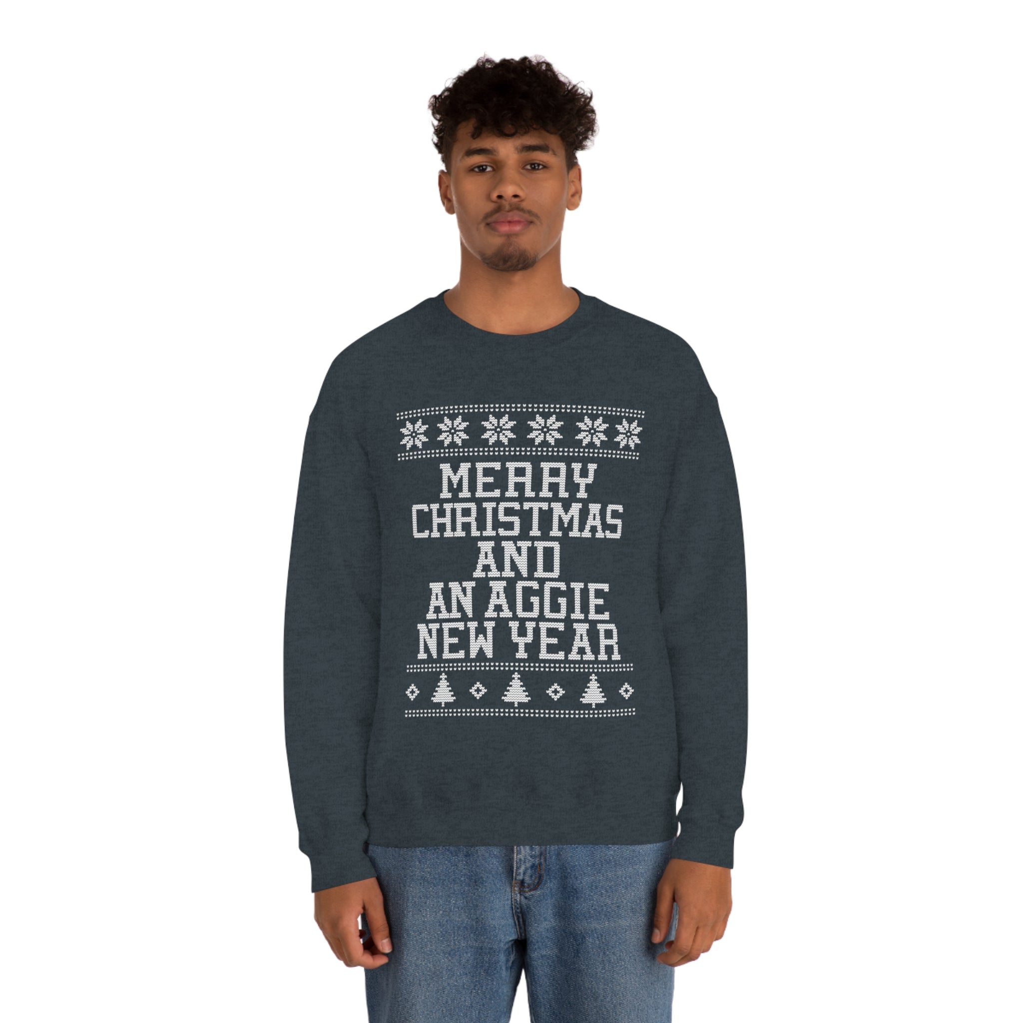 Merry Christmas And An Aggie New Year Sweatshirt