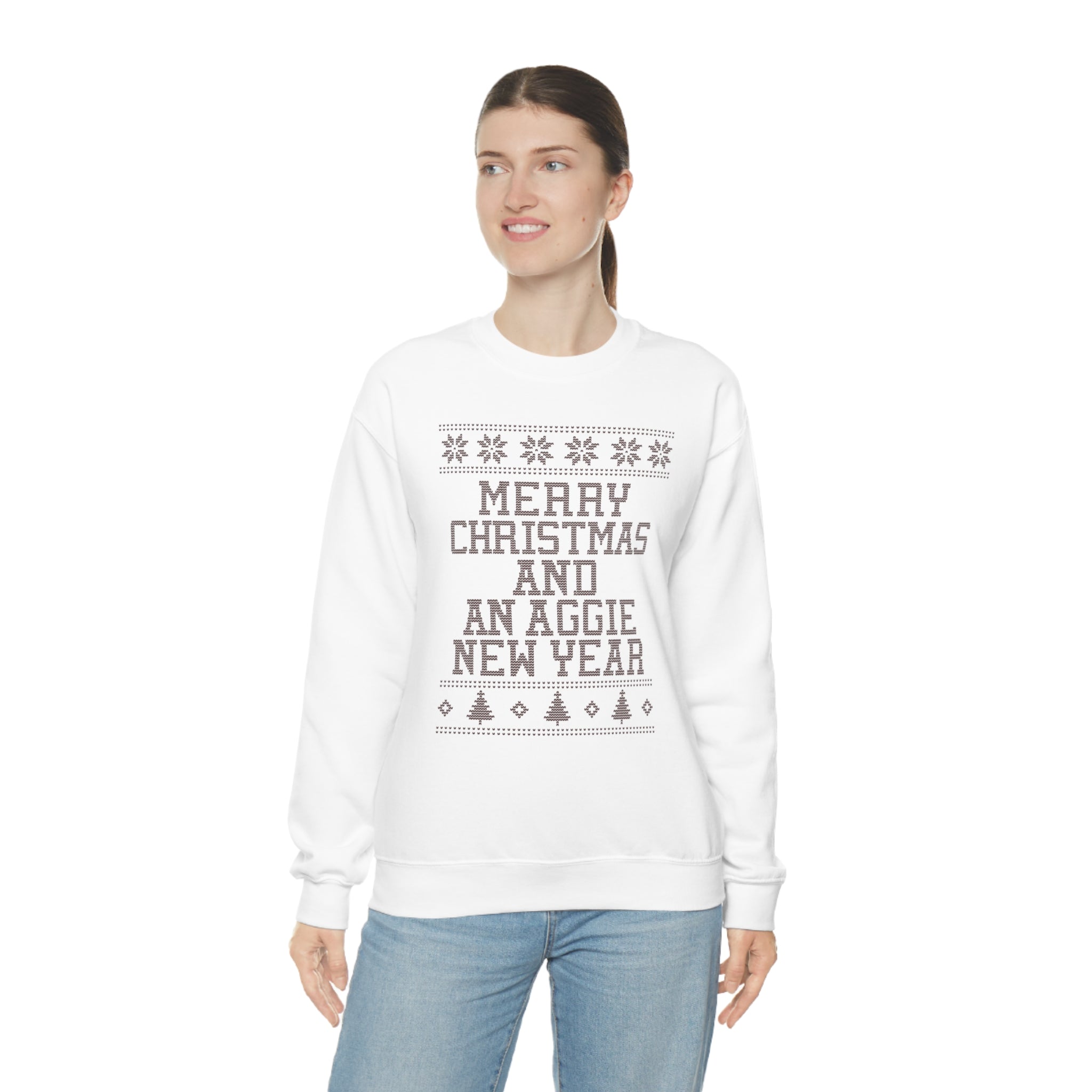 Merry Christmas And An Aggie New Year Sweatshirt