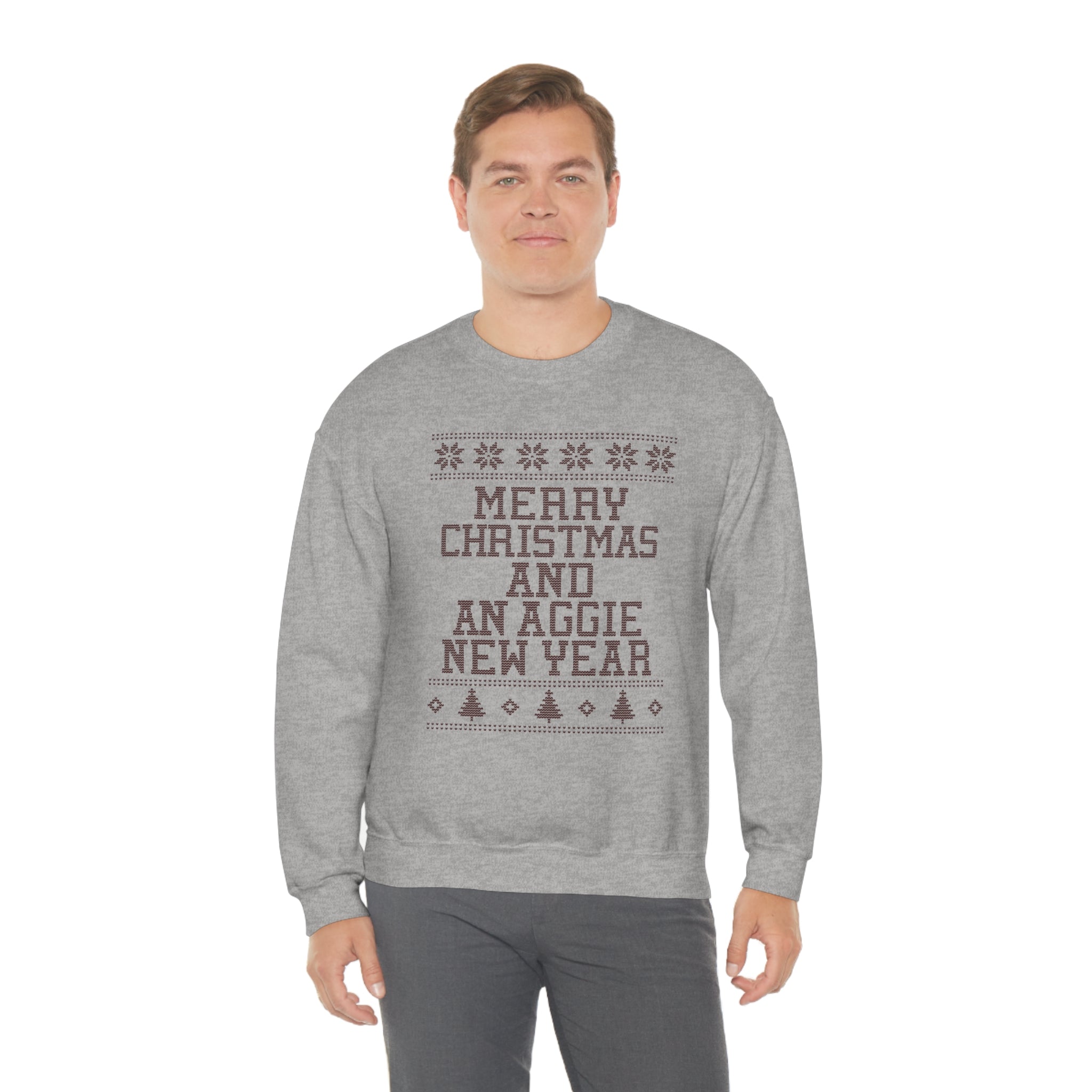 Merry Christmas And An Aggie New Year Sweatshirt