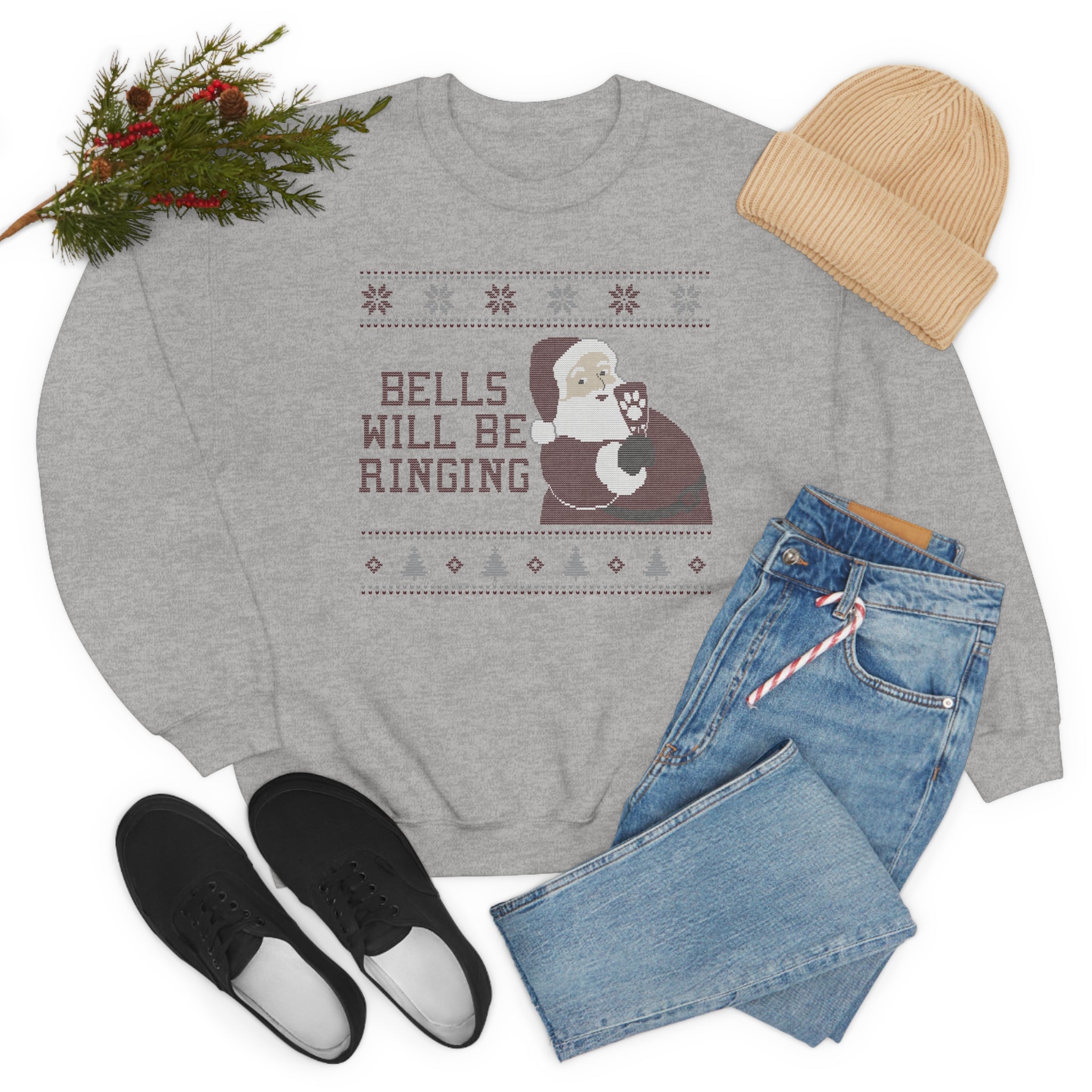 Bells Will Be Ringing Christmas Sweatshirt